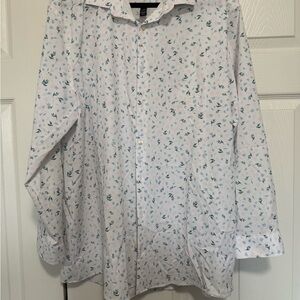 Floral Long Sleeve Button-Up Shirt